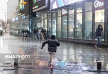 بارش باران در نقاط مختلف کشور طی امروز