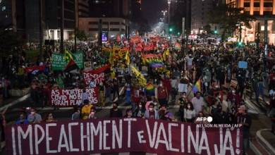 اعتراضات سراسری در برزیل علیه عملکرد کرونایی بولسونارو+فیلم