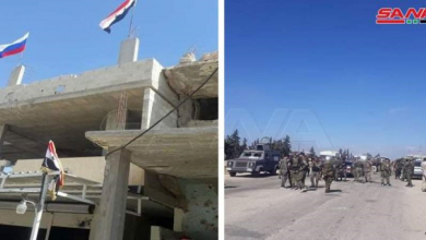آغاز مرحله دوم آتش‌بس؛ ارتش سوریه در مرکز شهر درعا مستقر شد+ تصاویر