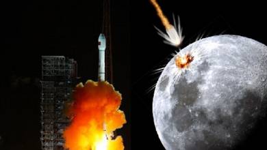 موشکی که به ماه اصابت کرد متعلق به چین است!