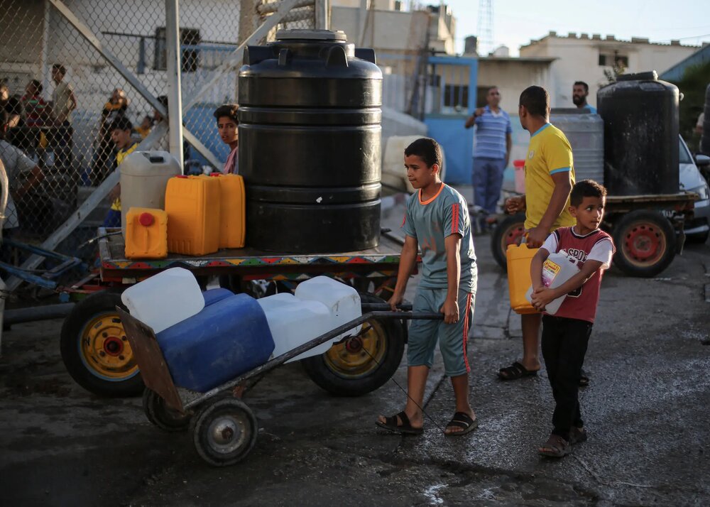 کمبود آب، مشکل اضافی ساکنان شهر رفح در غزه