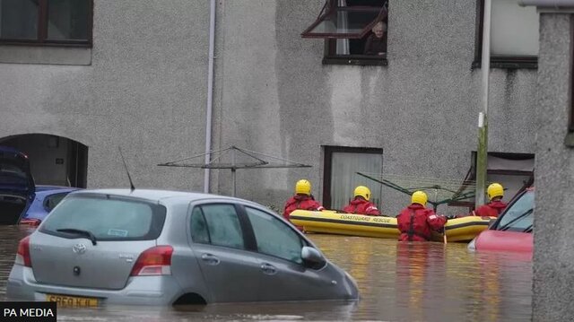 سیل و طوفان شدید در اسکاتلند؛ قطع سراسری برق و تخلیه صدها خانه‌