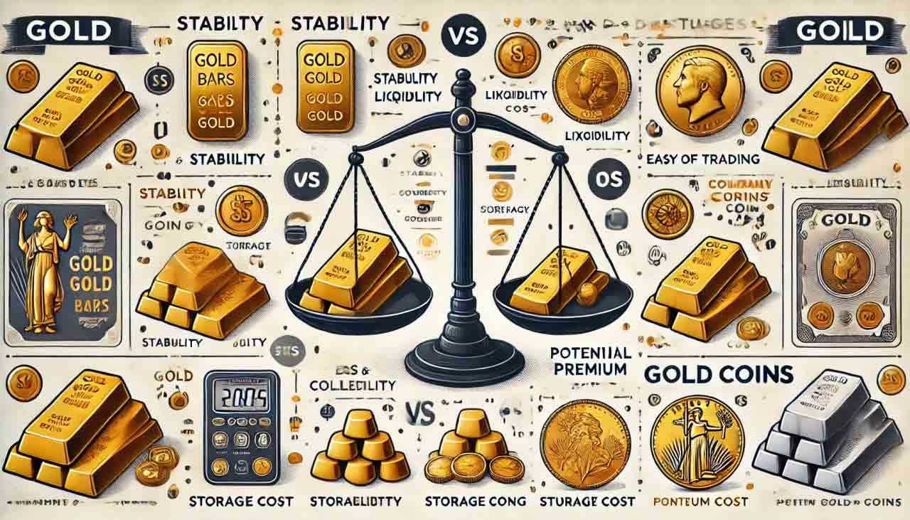 مزایا و معایب طلا در برابر مزایا و معایب سکه
